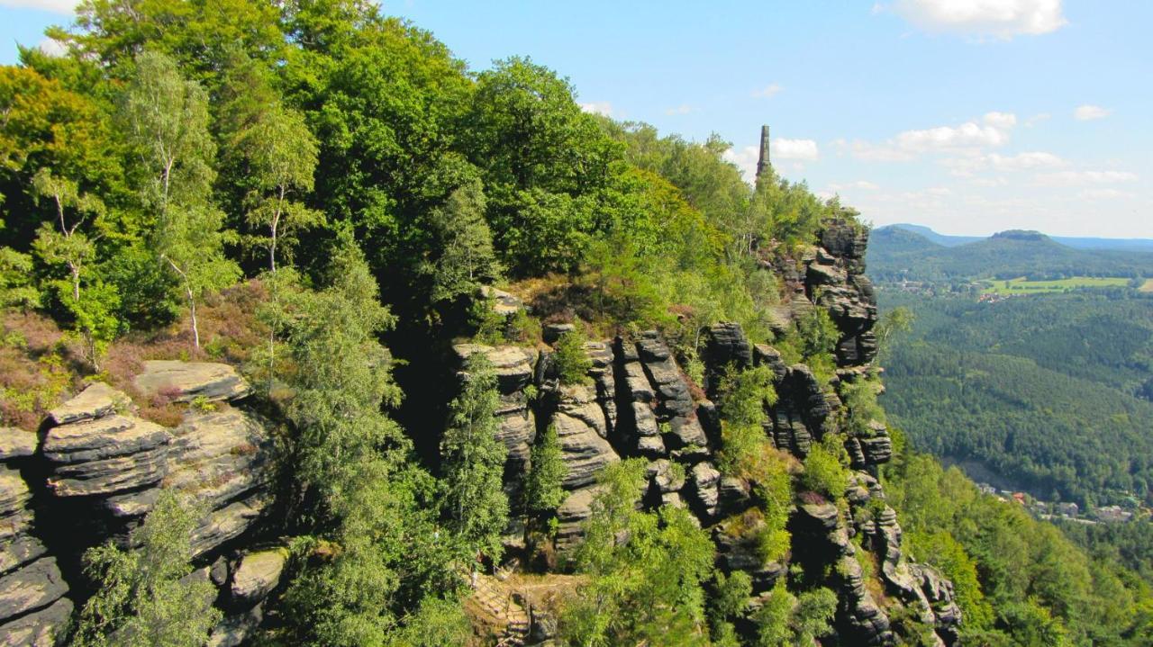 Die Holzschuhmuehle Rosenthal-Bielatal Buitenkant foto