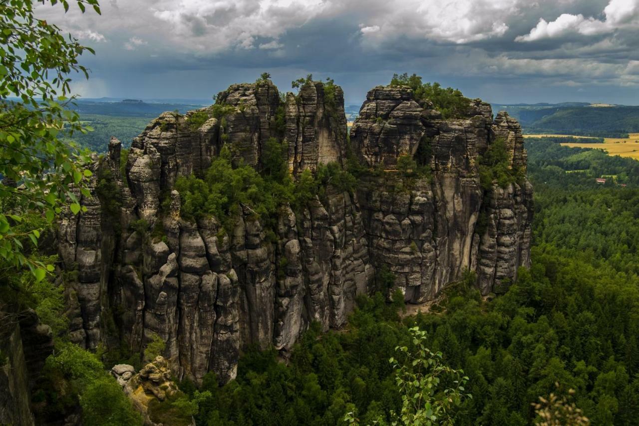 Die Holzschuhmuehle Rosenthal-Bielatal Buitenkant foto